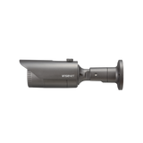 Cámara IP Tipo Bala Antivandálica Hanwha Techwin Wisenet 5 Megapíxel Lente 2.8 mm IR 20M WDR 120db Exterior IP66 H.265 & WiseStream QNO-8010R - SILYMX