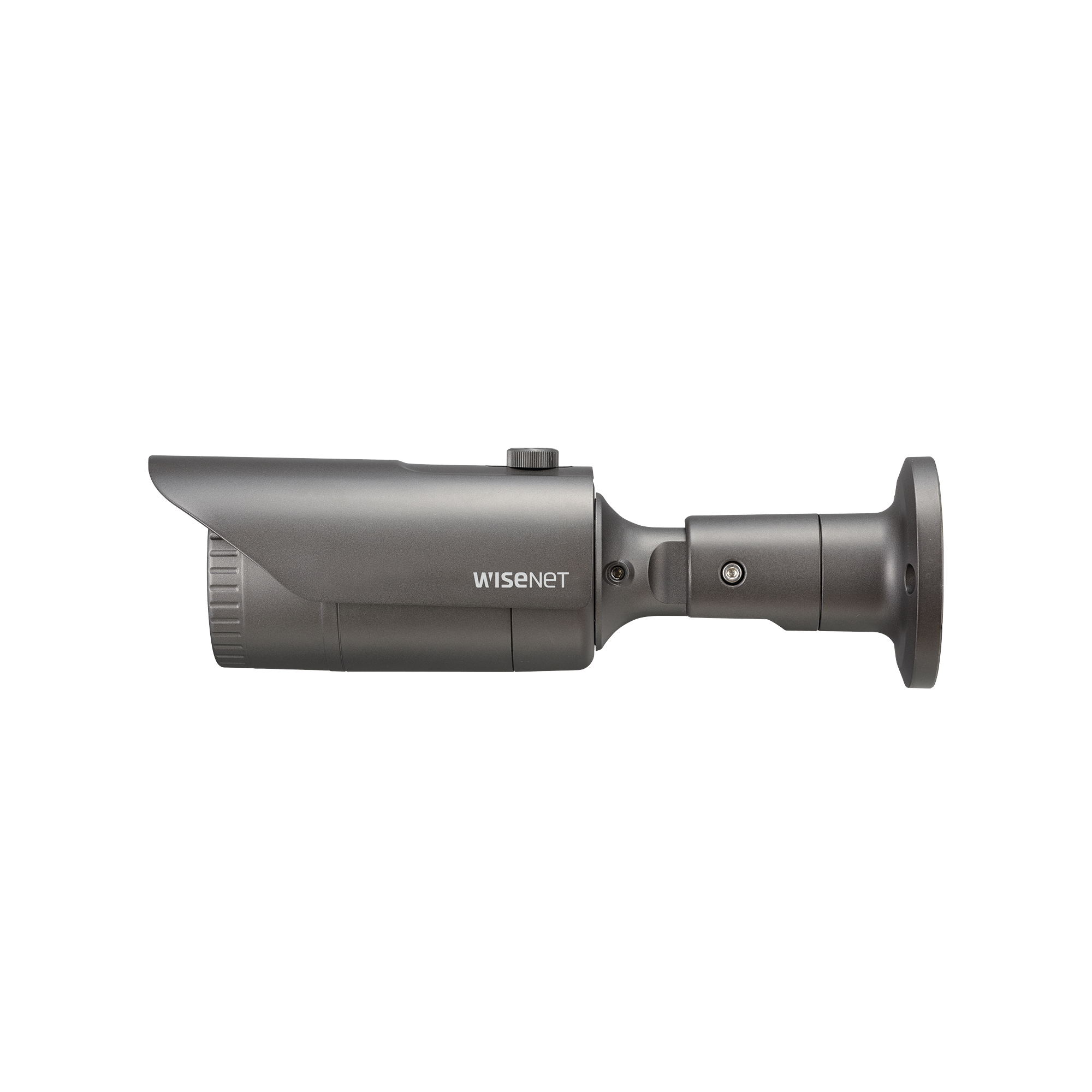 Cámara IP Tipo Bala Antivandálica Hanwha Techwin Wisenet 5 Megapíxel Lente 2.8 mm IR 20M WDR 120db Exterior IP66 H.265 & WiseStream QNO-8010R - SILYMX