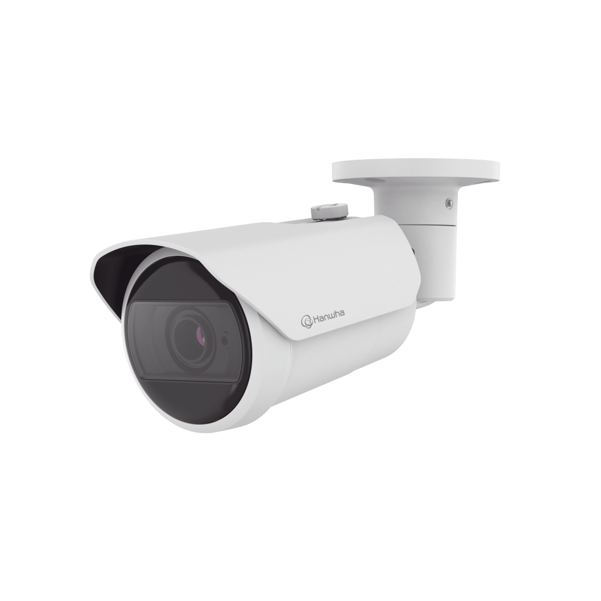 Camaras IP BalaHANWHA VISIONQNO-C8083RCámara IP Bala 5MP Lente Varifocal 3.2 - 10mm IR 30M WDR 120dB IA Detección Personas Vehículos Hanwha Vision QNO - C8083R - SILYMX