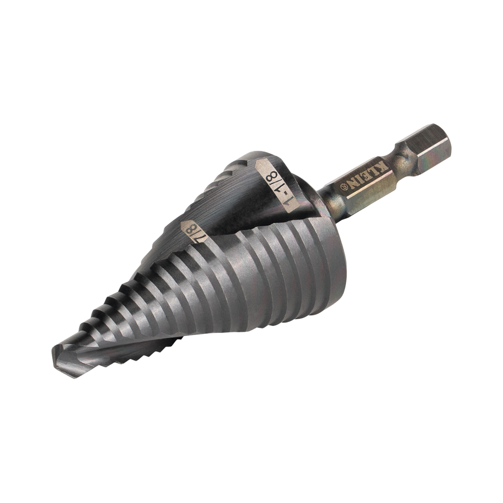 Broca Escalonada 12 en 1 de Liberación Rápida Acanaladura en Espiral produce Agujeros de 2-3 cm e Intermedios 10x más Durable QRST11 - SILYMX