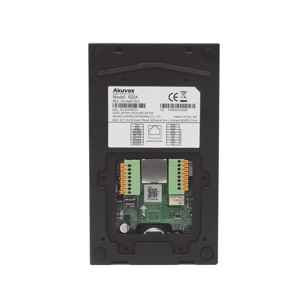 Video portero SIP de 1 botón con lector de tarjetas  Notificación a app  Notificación por llamada telefónica - SILYMX