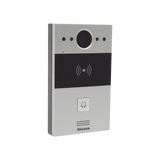 Video portero SIP de 1 botón con lector de tarjetas  Notificación a app  Notificación por llamada telefónica - SILYMX