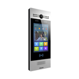 Kit Frente de Calle y Montaje en Pared Videoportero Ideal para fraccionamientos 100% en la Nube APP Llamada Telefónica ANDROID SIP ONVIF Reconocimiento Facial QR y PIN para Visitas IP65 IK06 BT - SILYMX