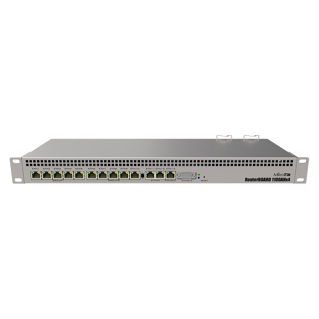 Routerboard 4 nucleos 1.4Ghz 13 Eth Gb 1GB RAM p/rack RB1100AHx4 - SILYMX