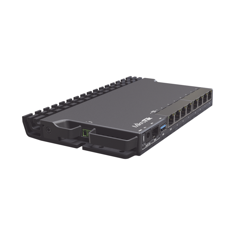 Ruteador 7xGEth, 1x2.5GEth, 1xSFP+ 10G, 4 nucleos 1.4Ghz 1GB RAM RB5009UG+S+IN - SILYMX