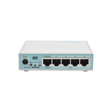Ruteador Mikrotik 5 Puertos 10/100/1000 Mbps 1 Puerto Usb Carcasa De Plástico Consumo Máximo De 5 Watts Adaptador De Corriente 24v 0.3a RB750GR3 - SILYMX