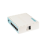Ruteador Mikrotik 5 Puertos 10/100/1000 Mbps 1 Puerto Usb Carcasa De Plástico Consumo Máximo De 5 Watts Adaptador De Corriente 24v 0.3a RB750GR3 - SILYMX