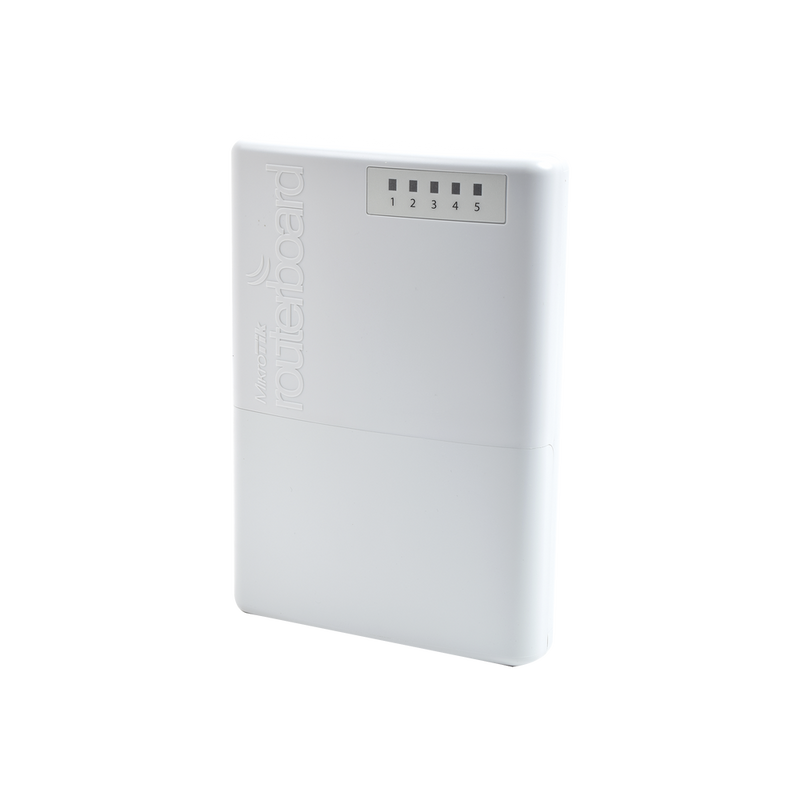 RouterBoard 5 Puertos Fast Ethernet con PoE Pasivo para exterior PowerBox RB750P-PBr2 - SILYMX