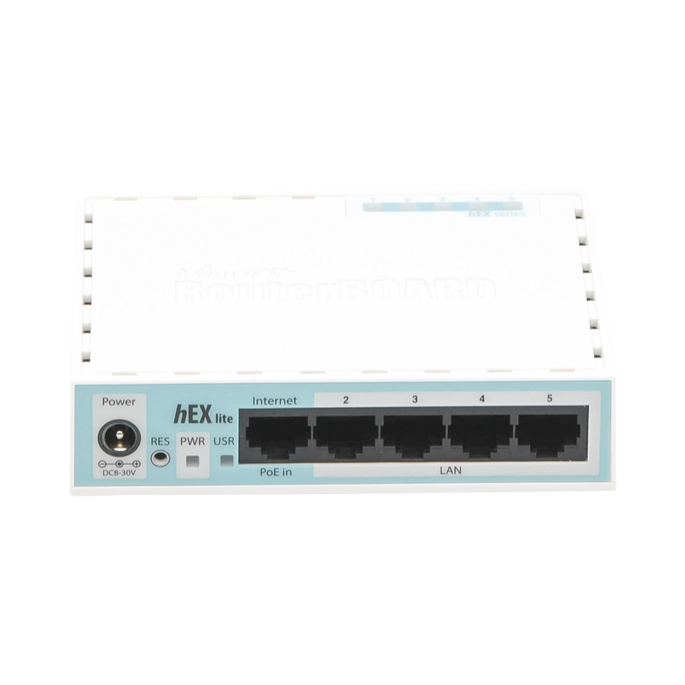 Router Alambrico Mikrotik Rb750r2 5 Puertos Rj45 Fast Alimentacion Poe Pasivo Carcasa Plastica