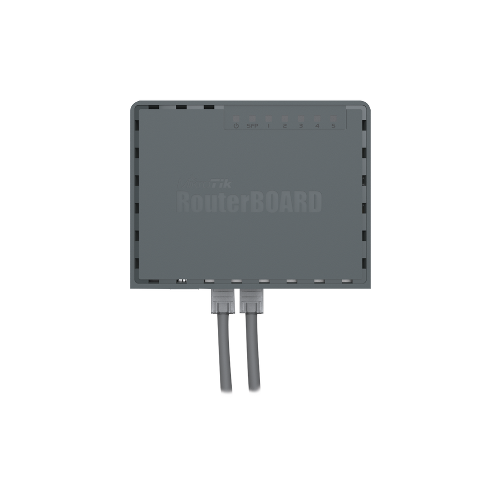 Router Dual Core 5 puertos Gigabit 1 Puerto SFP PoE in PoE Out hEX S RB760iGS - SILYMX