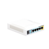 RouterBoard 5 Puertos Fast 1 Puerto USB WiFi 2.4 GHz 802.11 b/g/n Gran Cobertura con Antena 2.5 dbi hasta 1 Watt de Potencia RB951Ui-2HnD - SILYMX