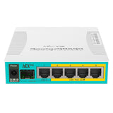 Routerboard 5 puertos Gigabit Ethernet PoE 802.3at 1 Puerto USB hEX PoE RB960PGS - SILYMX