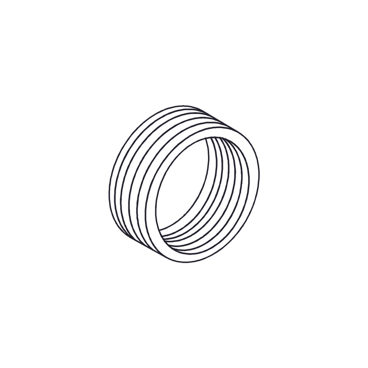 Reducción Bushing Aluminio de 1 1/2" a 1" Con Recubrimiento de Uretano Purpura RAWELT RBA-3825-UR - SILYMX