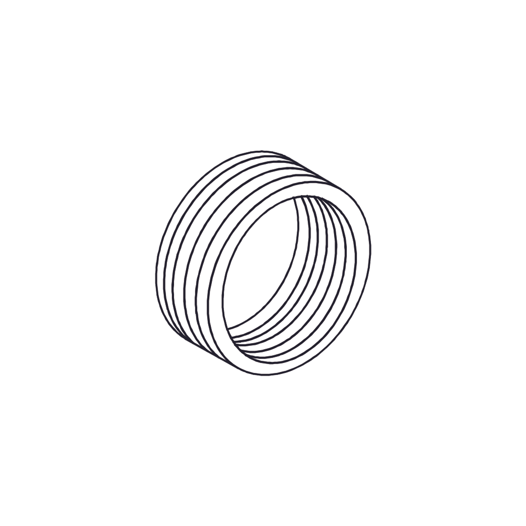 Reducción Bushing Aluminio de 1 1/2" a 1" Con Recubrimiento de Uretano Purpura RAWELT RBA-3825-UR - SILYMX