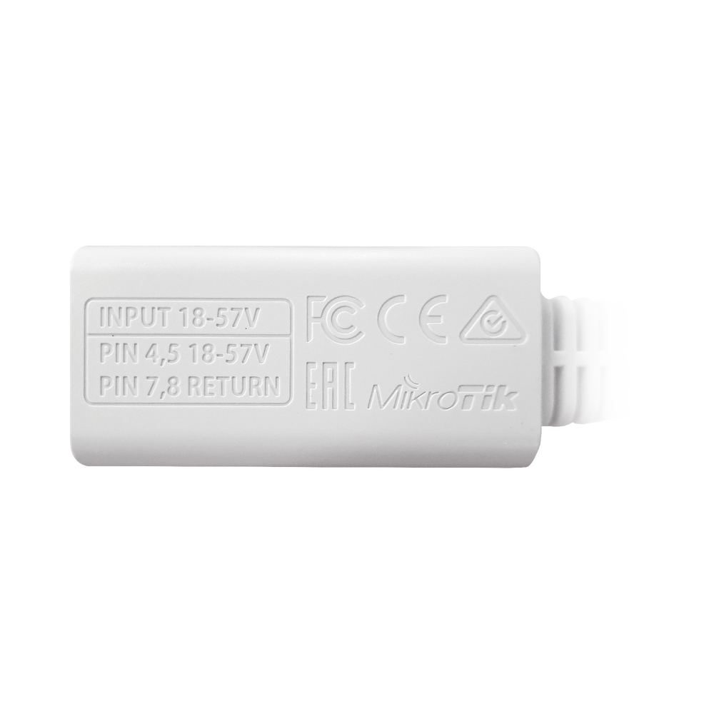 Inyector blindado de PoE pasivo Gb sin adaptador AC RBGPOE - SILYMX