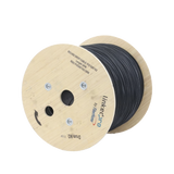 Carrete de 2 km de Fibra Óptica Aérea Tipo Drop Redonda (Figura 0) G.657A2 Monomodo 1 hilo forro de 3 mm RDC1FOG657A2/2KM - SILYMX