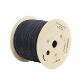 Carrete de 2 km de Fibra Óptica Aérea Tipo Drop Redonda (Figura 0) G.657A2 Monomodo 1 hilo forro de 3 mm RDC1FOG657A2/2KM - SILYMX