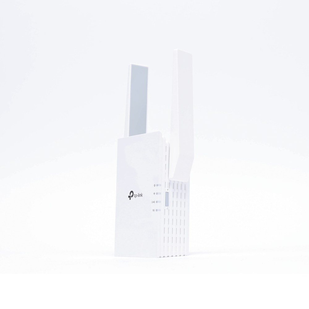 Repetidor / Extensor de Cobertura señal WiFi TP-LINK AX 1500 Mbps, doble banda 2.4 GHz y 5 GHz, con 1 puerto 10/100/1000 Mbps - SILYMX