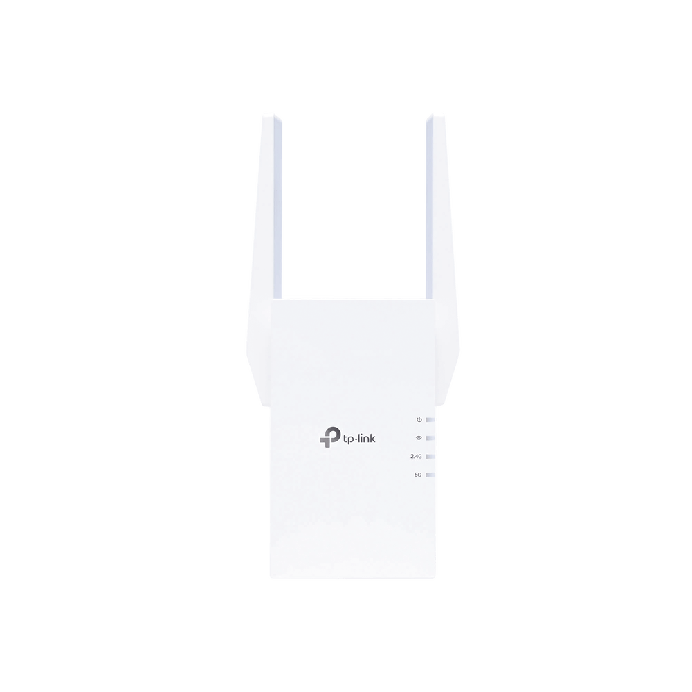 Repetidor / Extensor de Cobertura señal WiFi TP-LINK AX 1500 Mbps, doble banda 2.4 GHz y 5 GHz, con 1 puerto 10/100/1000 Mbps - SILYMX