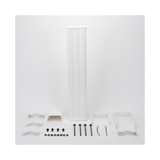 Antena Sectorial de 90° AirMetro con 20 dBi en Banda 5Ghz (5150-5850 Mhz) Slant 45° Compatibilidad Multi-Marca para enlaces Multipunto, Conectores SMA Hembra Inverso - SILYMX