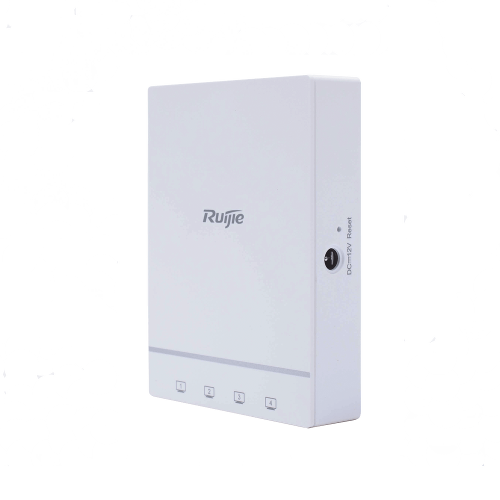 Punto de acceso RUIJIE Wi-Fi 6 para interior en pared hasta 1.7 Gbps doble banda 802.11AX MU-MIMO 2x2 RG-AP180 - SILYMX