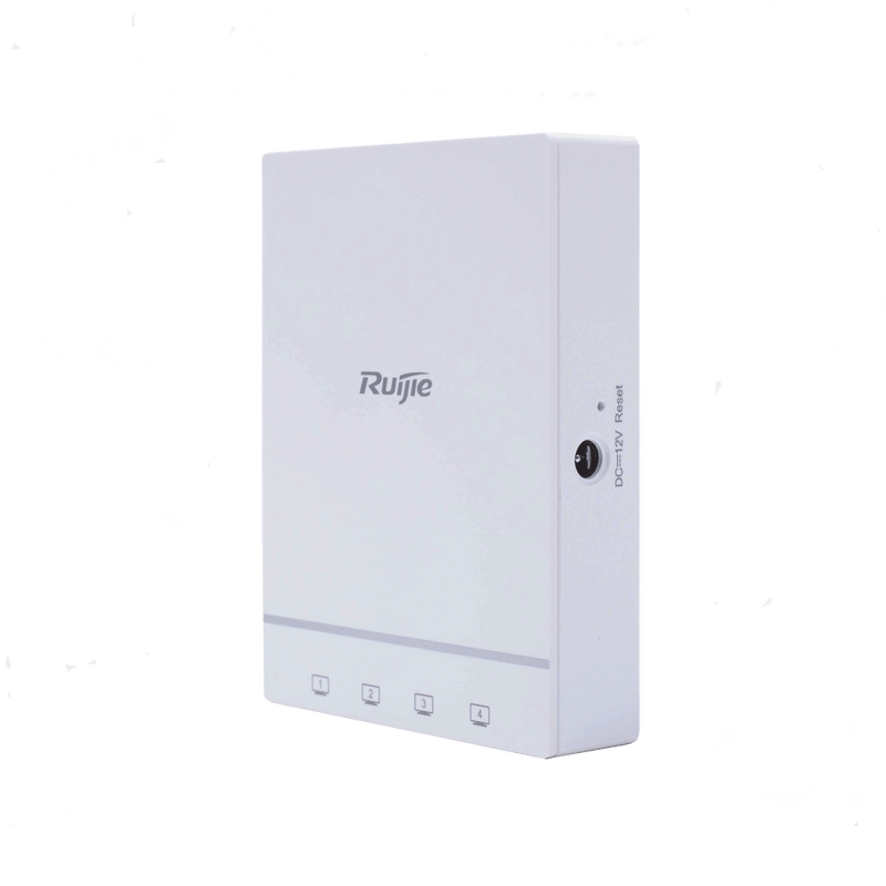 Punto de acceso RUIJIE Wi-Fi 6 para interior en pared hasta 1.7 Gbps doble banda 802.11AX MU-MIMO 2x2 RG-AP180 - SILYMX