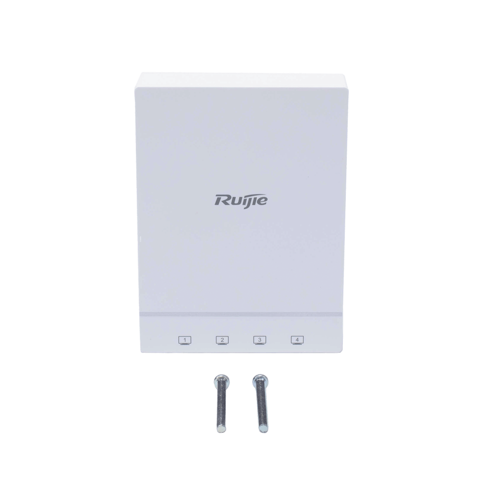 Punto de acceso RUIJIE Wi-Fi 6 para interior en pared hasta 1.7 Gbps doble banda 802.11AX MU-MIMO 2x2 RG-AP180 - SILYMX