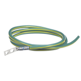 Kit De Jumper Para Conexión De Gabinete O Rack De Telecomunicaciones A Barra De Tierra Física 6 Awg 1.52 M De Largo RGCBNJ660P22 - SILYMX