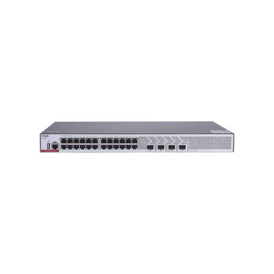 RUIJIERG-CS83-24GT4XSSwitch de Acceso Capa 3 con doble Chip para Alta Disponibilidad Ideal en Redes Empresariales con 24 puertos Gigabit y 4 SFP+ 10Gb - SILYMX