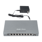 Router Balanceador con Función SD-WAN 8 puertos gigabit y 1 puerto SFP 200 clientes RUIJIE - SILYMX