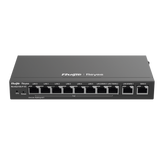 Router Balanceador con Función SD-WAN PoE+ hasta 110w 10 puertos gigabit 8 puertos PoE soporta 4x WAN hasta 200 clientes con desempeño de 1,000 Mbps - SILYMX