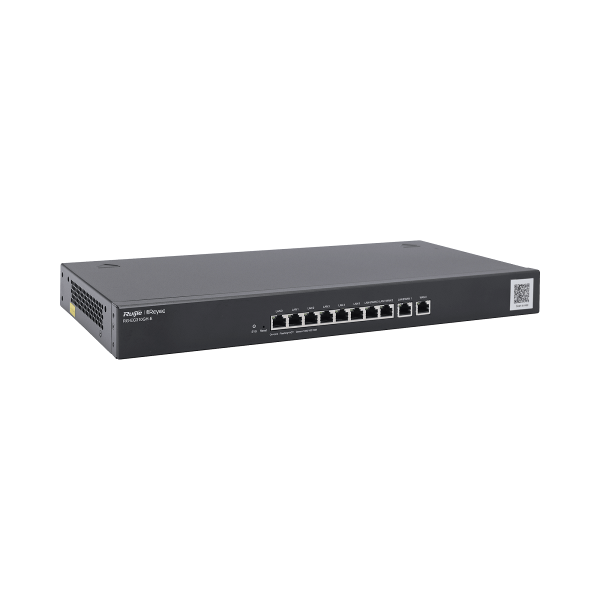 Routers, Firewalls, BalanceadoresRUIJIERG-EG310GH-ERouter SD - WAN Balanceador 4 WAN 1.5 Gbps 350 Clientes Rack 1U – Ruijie RG - EG310GH - E - SILYMX
