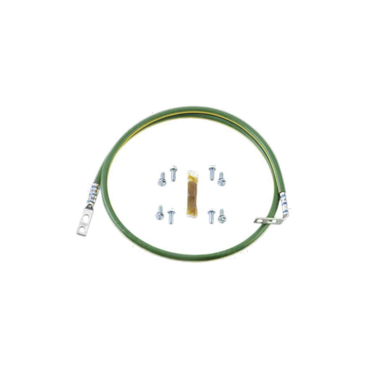 Jumper para Aterrizar Equipos en Racks o Gabinetes 6 AWG con Terminal Doblada a 45 Grados RGEJ624PHY - SILYMX