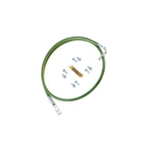 Jumper para Aterrizar Equipos en Racks o Gabinetes 6 AWG con Terminal Doblada a 45 Grados RGEJ624PHY - SILYMX