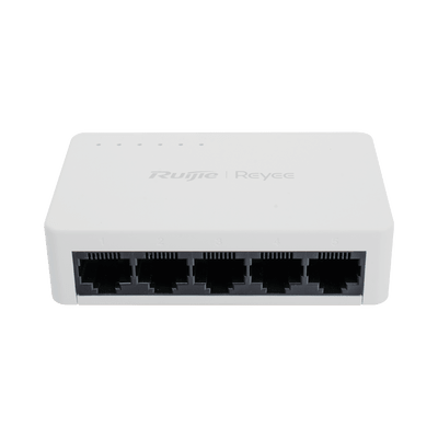 RUIJIERG-ES05G-LSwitch no administrable, Visible en la Topología de la Nube, 5 puertos Gigabit 1G - SILYMX