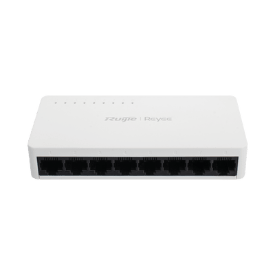 RUIJIERG-ES08FSwitch no administrable, Visible en la Topología de la Nube, con 8 puertos 10/100 Mbps - SILYMX