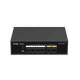 Switch de 6 Puertos 10/100 Mbps PoE+ hasta 54 Watts No Administrable RUIJIE RG-ES106F-P - SILYMX