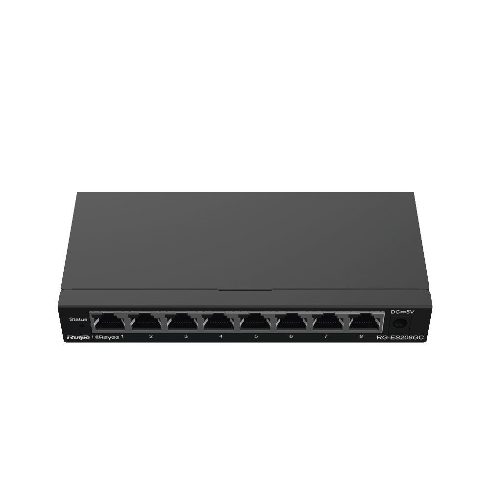 Switch Administrable RUIJIE con 8 puertos Gigabit gestión gratuita desde la nube RG-ES208GC - SILYMX