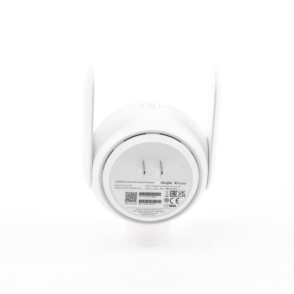 Extensor MESH Home Ruijie Wi-Fi 5 Doble Banda Hasta 1,200 Mbps RG-EW1200R - SILYMX