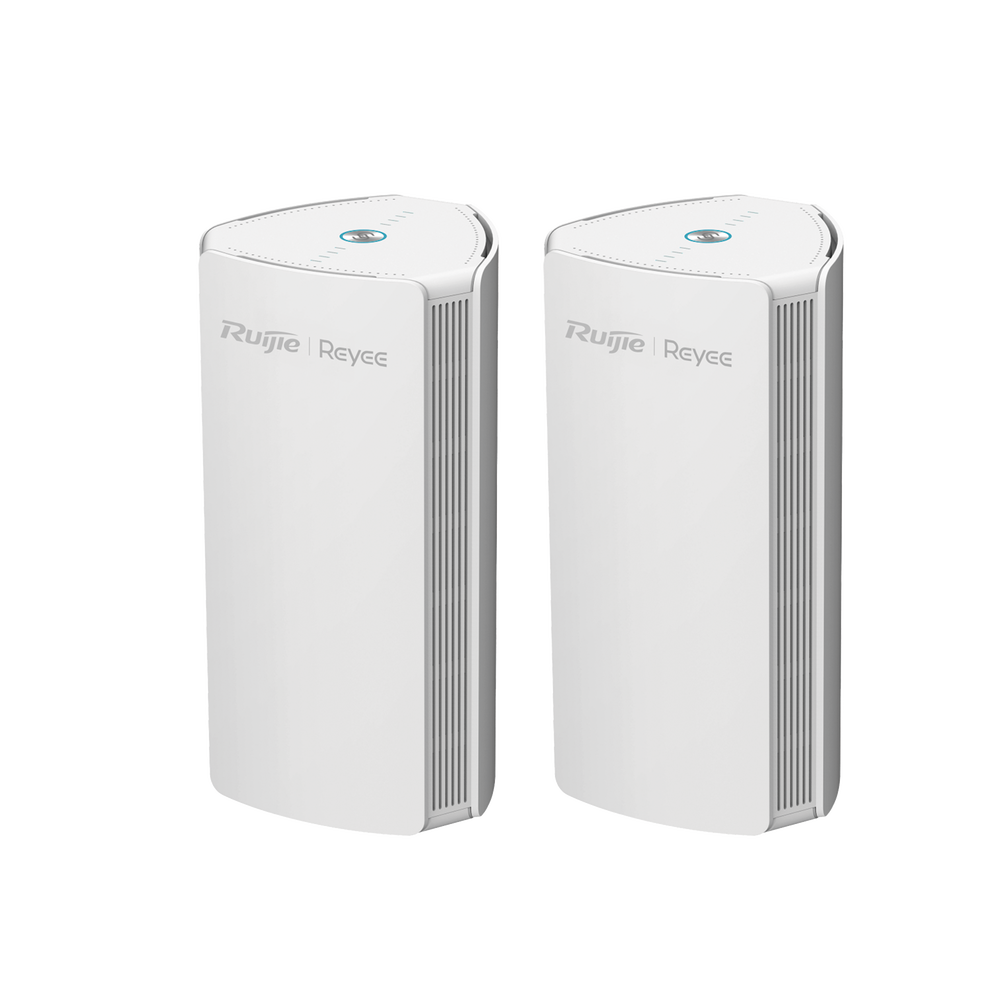 Home Router inalámbrico MESH WI-FI 6 2x2 doble banda 1 puerto WAN Gigabit y 2 puertos LAN Gigabit RG-M18(2PACK)