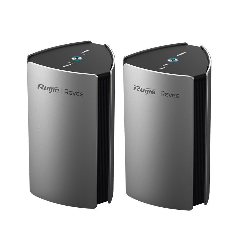 Paquete 2 piezas Home Router inalámbrico MESH WI-FI 6 4x4 doble banda 1 puerto WAN Gigabit y 4 puertos LAN Gigabit RG-M32(2PACK) - SILYMX