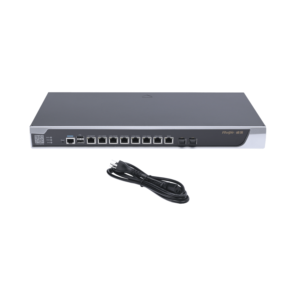 Router Core RUIJIE Administrable Cloud 8 Puertos Gigabit y 2 Puertos SFP hasta 500 Clientes RG-NBR6205-E - SILYMX