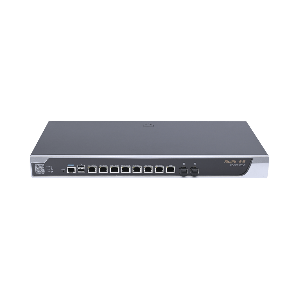 Router Core RUIJIE Administrable Cloud 8 Puertos Gigabit y 2 Puertos SFP hasta 500 Clientes RG-NBR6205-E - SILYMX