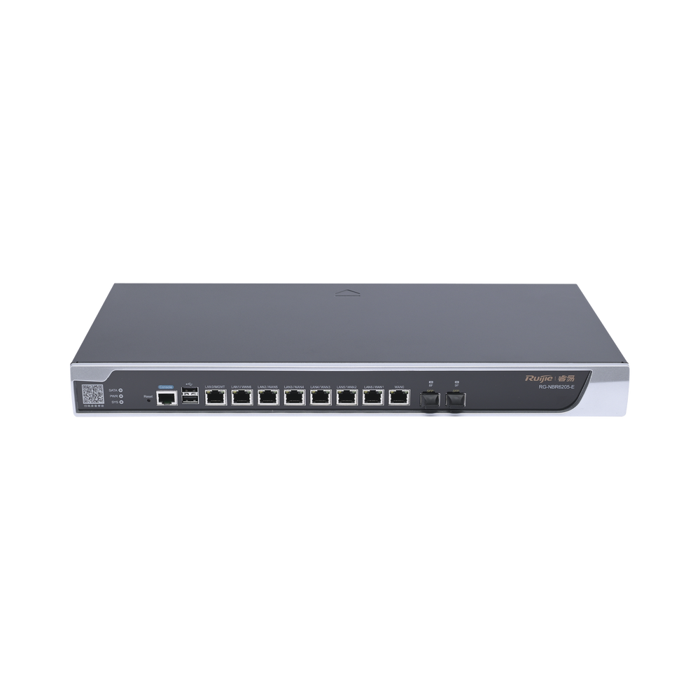 Router Core RUIJIE Administrable Cloud 8 Puertos Gigabit y 2 Puertos SFP hasta 500 Clientes RG-NBR6205-E