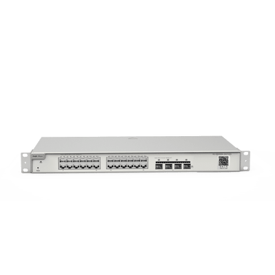 RUIJIERG-NBS5200-24GT4XSSwitch Administrable Capa 3 con 24 puertos Gigabit + 4 SFP+ para fibra 10Gb, gestión gratuita desde la nube - SILYMX