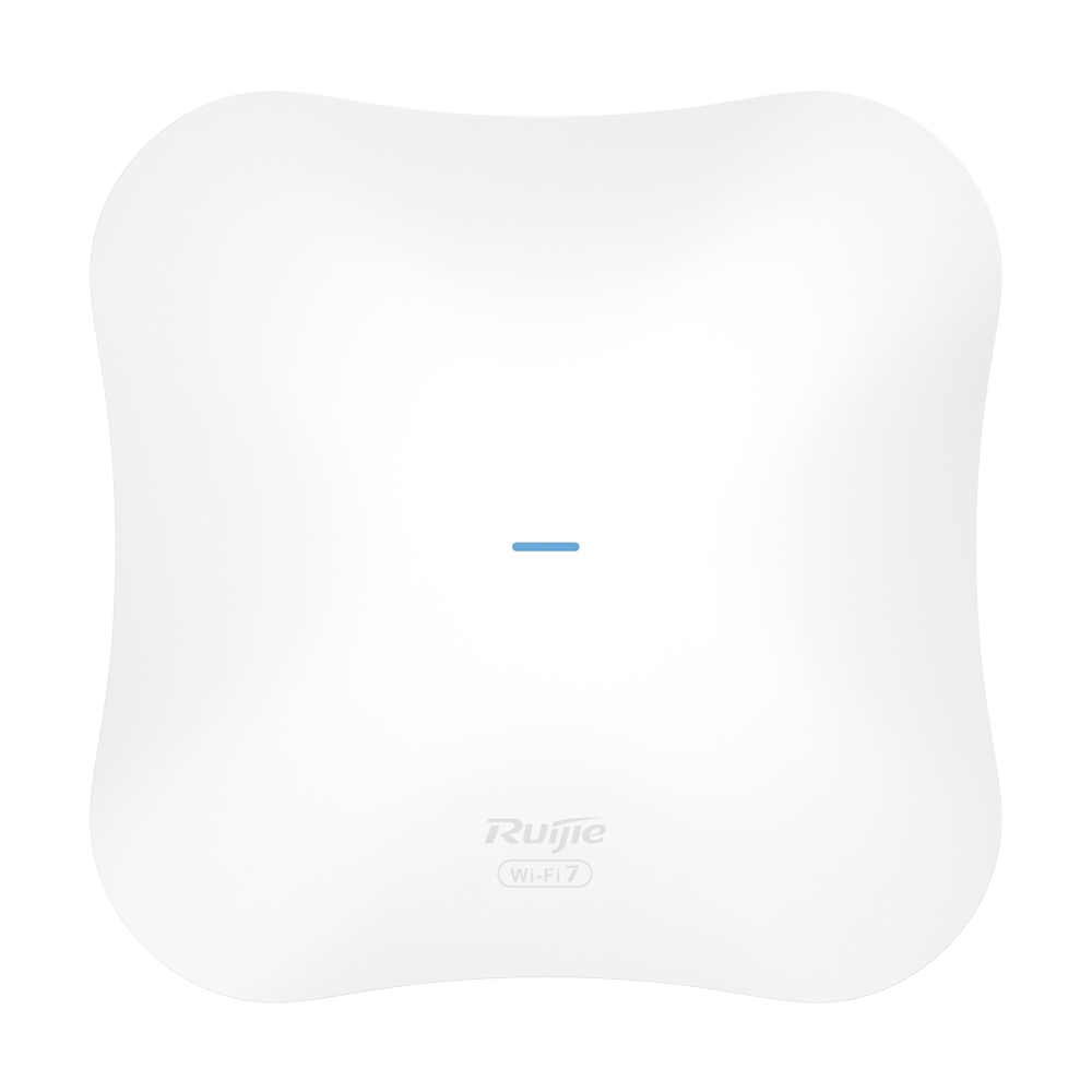 Punto de Acceso Mesh Wi-Fi 7 para Alta Densidad Tri-banda hasta 600 Usuarios ancho de banda de hasta 13 Gbps  interior con puerto 2.5Gb y SFP+ 10G 802.11 BE14000 MU-MIMO 8x8 RG-RAP73PRO - SILYMX