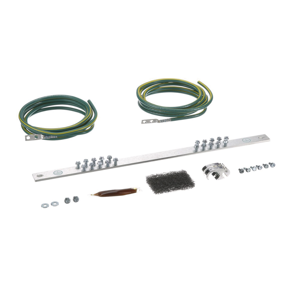 Kit De Puesta A Tierra PANDUIT Con Dos Jumpers 6 Awg Y Barra De Conexiones De 20 Orificios Para Rack De 19In RGRKCBNJEJY - SILYMX