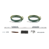 Kit De Puesta A Tierra PANDUIT Con Dos Jumpers 6 Awg Y Barra De Conexiones De 20 Orificios Para Rack De 19In RGRKCBNJEJY - SILYMX