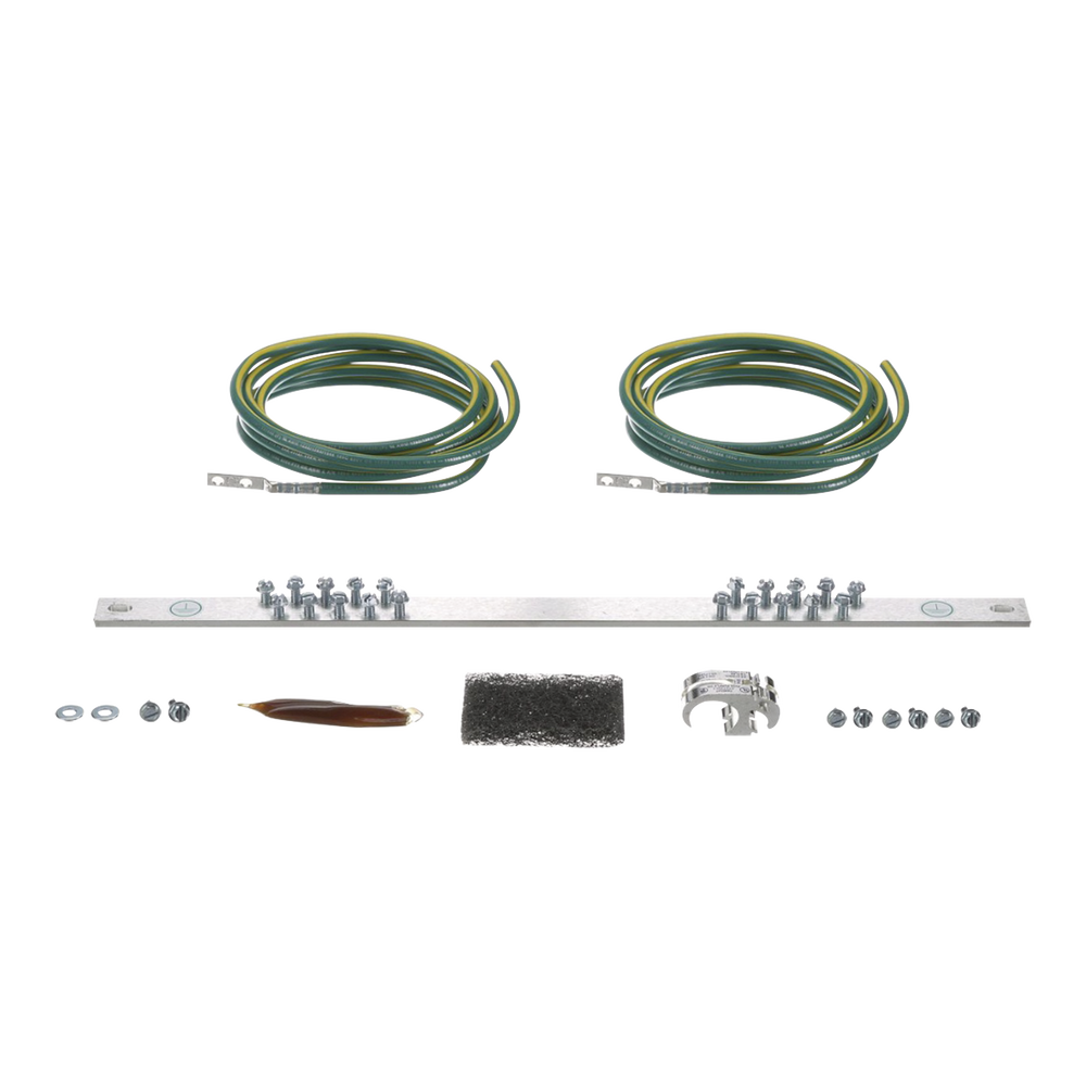 Kit De Puesta A Tierra PANDUIT Con Dos Jumpers 6 Awg Y Barra De Conexiones De 20 Orificios Para Rack De 19In RGRKCBNJEJY - SILYMX