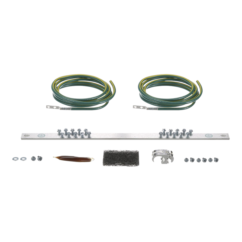 Kit De Puesta A Tierra PANDUIT Con Dos Jumpers 6 Awg Y Barra De Conexiones De 20 Orificios Para Rack De 19In RGRKCBNJEJY - SILYMX